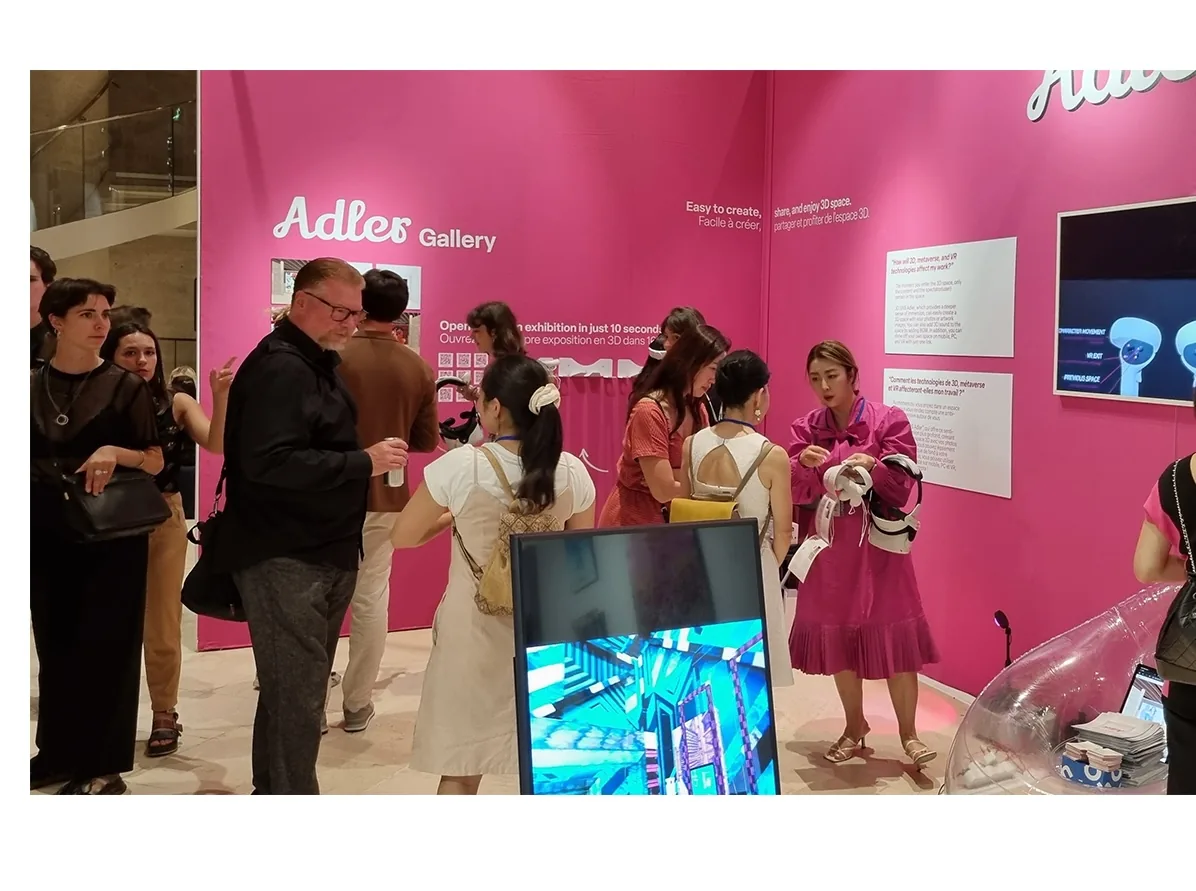 ADLER booth built on site at FOCUS Art Fair
