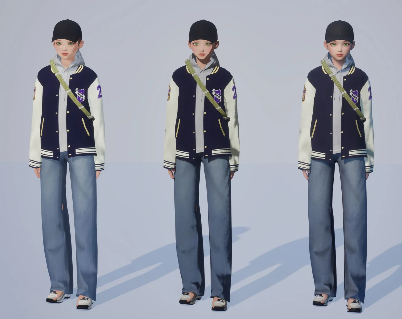 Avatar rendering test by shader style